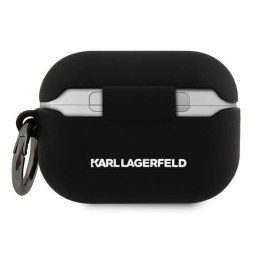 Karl Lagerfeld AirPods Pro cover czarny Silicone Choupette