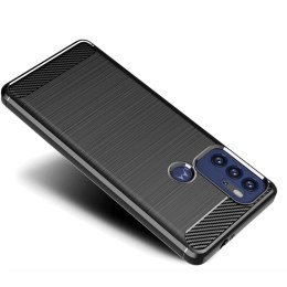 TECH-PROTECT TPU Carbon Etui do Motorola Moto G60s Black