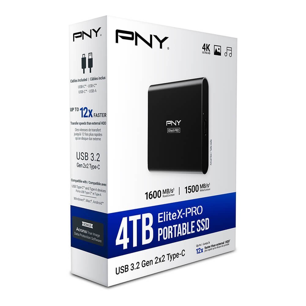 PNY Dysk SSD Pro EliteX-Pro USB 3.2 4TB PSD0CS2260-4TB-RB
