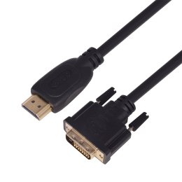 TB Kabel HDMI - DVI 3m. 24+1,pozlacany