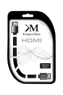 Krüger&Matz Kabel HDMI - HDMI wtyk-wtyk (A-A) 3.0m Kruger&Matz 4K
