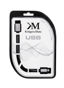 Krüger&Matz Kabel USB - micro USB gniazdo-wtyk 0,2 m Kruger&Matz