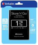 Dysk zewnętrzny Verbatim 1TB Store 'n' Go 2.5" czarny USB 3.0