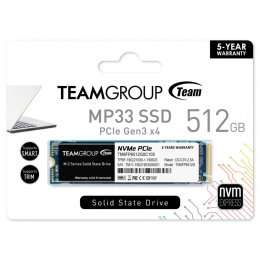 Dysk SSD Team Group MP33 512GB M.2 2280 PCIe NVMe (1700/1400)
