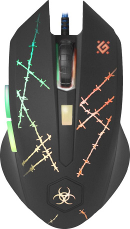 Mysz przewodowa Defender FORCED GM-020L 3200dpi 6P + podkładka Gaming + GRA