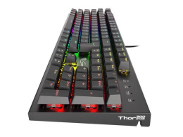 Klawiatura przewodowa Genesis Thor 300 Gaming podświetlenie RGB czarna