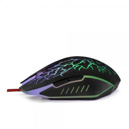 Mysz przewodowa Esperanza MX211 Lightning optyczna Gaming 6D USB czarna