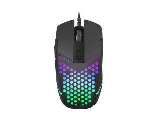 Mysz przewodowa Fury Battler optyczna Gaming 6400 DPI czarna