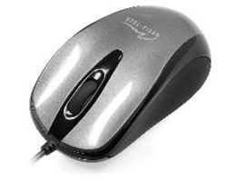 Mysz przewodowa Media-Tech PLANO MT1091S optyczna czarno-srebrna