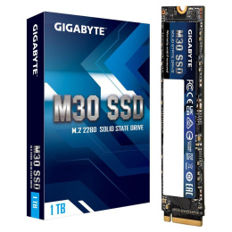 Dysk SSD Gigabyte M30 SSD 1TB M.2 2280 NVMe PCIe 3.0 x4 (3500/3000 MB/s) 3D TLC
