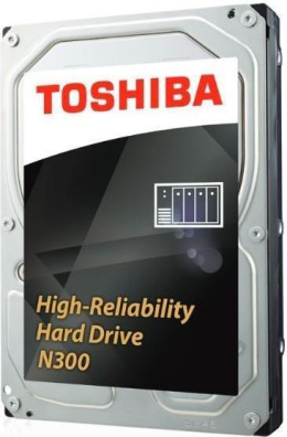 Dysk Toshiba N300 HDWG11AEZSTA 10TB 3,5" 7200 256MB SATA III NAS