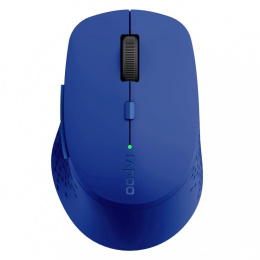 Mysz bezprzewodowa Rapoo M300 2.4 GHz + BT, niebieska
