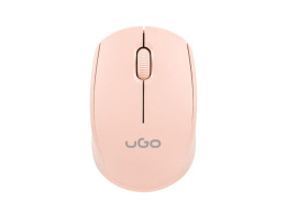 Mysz bezprzewodowa UGO Pico MW100 optyczna 1600 DPI różowa