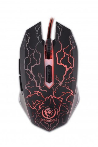 Mysz przewodowa Rebeltec DIABLO optyczna Gaming USB czarna