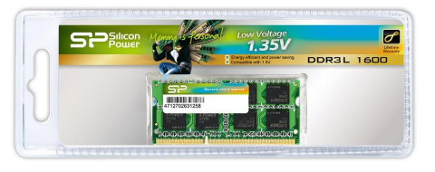 Pamięć SODIMM DDR3 Silicon Power 8GB (1x8GB) 1600MHz 1,35V 512x8