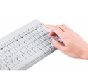 Zestaw bezprzewodowy klawiatura+mysz Perixx PERIDUO-712 Compact biały Mini