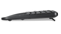 Zestaw bezprzewodowy klawiatura+mysz pionowa Perixx PERIDUO-606 C Ergonomic czarny silent