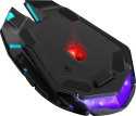 Mysz bezprzewodowa Defender TRIGGER GM-934 optyczna 3200dpi czarna LED AKUMULATOR 6 przycisków Gaming