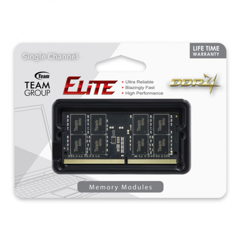 Pamięć SODIMM DDR4 Team Group Elite 8GB (1x8GB) 2666MHz CL19 1,2V