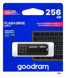 Pendrive GOODRAM 256GB UME3 USB 3.0 Black