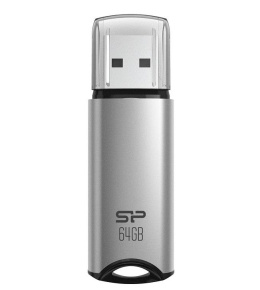 Pendrive Silicon Power Marvel M02 64GB USB 3.2 kolor srebrny ALU