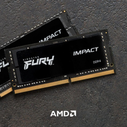 Pamięć SODIMM DDR4 Kingston Fury Impact 16GB (2x8GB) 2666MHz CL15 1,2V