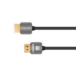 Krüger&Matz Kabel HDMI - HDMI wtyk-wtyk (A-A) 1.8m Kruger&Matz 4K