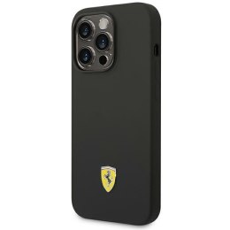 Ferrari FEHCP14XSIBBK iPhone 14 Pro Max 6,7" czarny/black hardcase Silicone Metal Logo