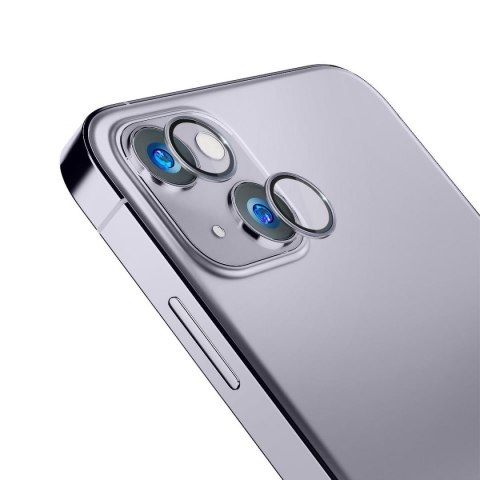 3MK Lens Protection Pro iPhone 14 Plus 6,7" fioletowy/violet Ochrona na obiektyw aparatu z ramką montażową 1szt.
