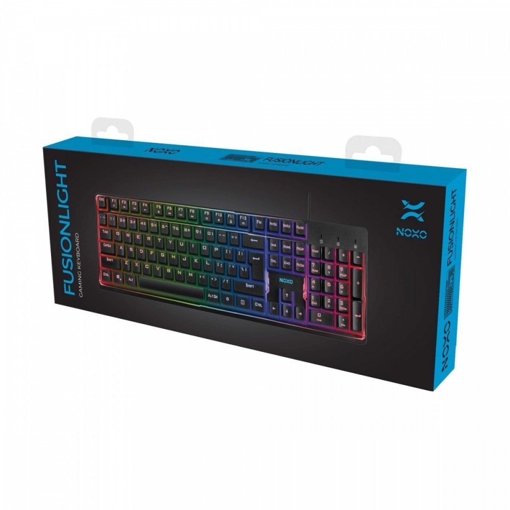 NOXO Fusionlight gaming klawiatura dla graczy (RAINBOW LED)