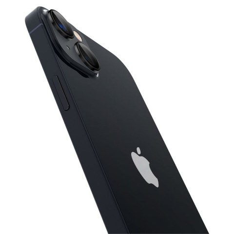 2x Osłona aparatu Spigen Glas.tR EZ Fit Optik Pro do iPhone 14 / 14 Plus / 15 / 15 Plus Black | AGL05213