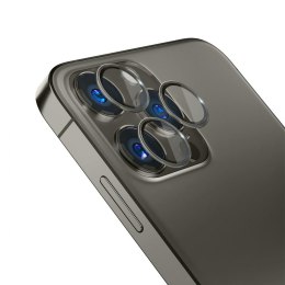 3MK Lens Protection Pro iPhone 14 Pro / 14 Pro Max grafitowy/graphite Ochrona na obiektyw aparatu z ramką montażową 1szt.