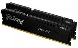 Kingston Pamięć DDR5 Fury Beast 32GB(2*16GB)/6000 CL36 czarna EXPO