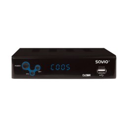 Savio Dekoder TV / Telewizji naziemnej DVB-T2 H.265 HEVC, DT-DV01