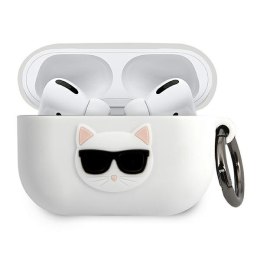 Karl Lagerfeld AirPods Pro cover biały Silicone Choupette