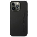 AMG AMHCP14LDOLBK iPhone 14 Pro 6,1" czarny/black hardcase Leather Hot Stamped