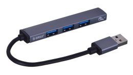 ORICO HUB USB-C 4X USB-A (3X2.0, 1X3.0), ALU