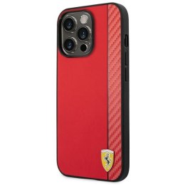 Ferrari FEHCP14LAXRE iPhone 14 Pro 6,1" czerwony/red hardcase Carbon