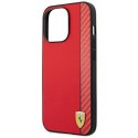 Ferrari FEHCP14LAXRE iPhone 14 Pro 6,1" czerwony/red hardcase Carbon