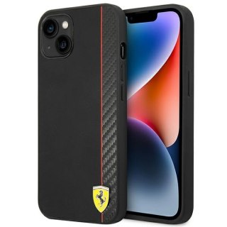 Ferrari FEHCP14SAXBK iPhone 14 6,1" czarny/black hardcase Carbon