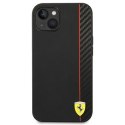 Ferrari FEHCP14SAXBK iPhone 14 6,1" czarny/black hardcase Carbon
