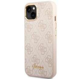 Guess GUHCP14MHG4SHP iPhone 14 Plus 6,7" różowy/pink hard case 4G Vintage Gold Logo