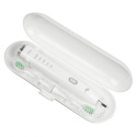 Szczoteczka soniczna do zębów Promedix PR-740 W kolor biały, 5 trybów, timer, wskaźnik poziomu naładowania baterii 2 końcówki w 