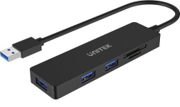 Hub USB Unitek H1108A 3xUSB 3.1 GEN 1, SD/microSD