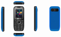 Telefon MaxCom MM 135 czarno-niebieski