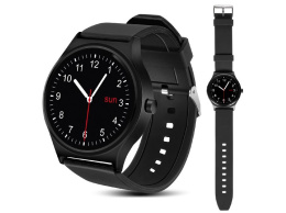 Smartwatch NanoRS RS100 z bluetooth i pulsometrem, czarny