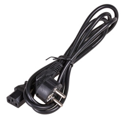 Kabel zasilający Akyga AK-PC-01A IEC C13 CEE 7/7 230V/50Hz 1,5m
