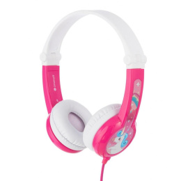 Słuchawki z mikrofonem BuddyPhones Connect Pink dla dzieci 85dB