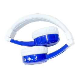 Słuchawki z mikrofonem BuddyPhones InFlight Blue dla dzieci 75/85/94dB