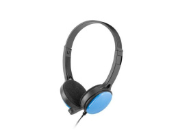 Słuchawki z mikrofonem Ugo USL-1221 niebieskie